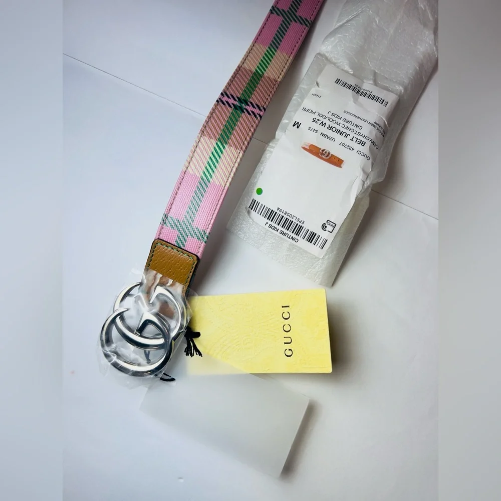 New Gucci KIDS GG belt Size M